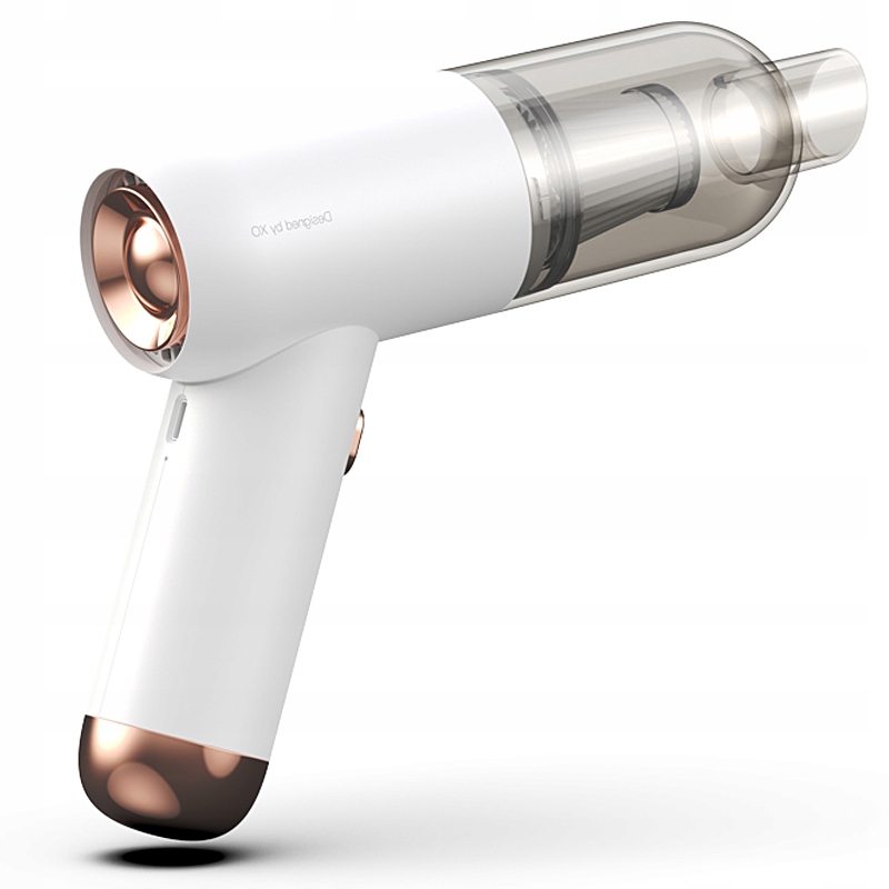 Odkurzacz ręczny BEZPRZEWODOWY domu auta sierści Filtr Hepa końcówki biały Kolor dominujący biały