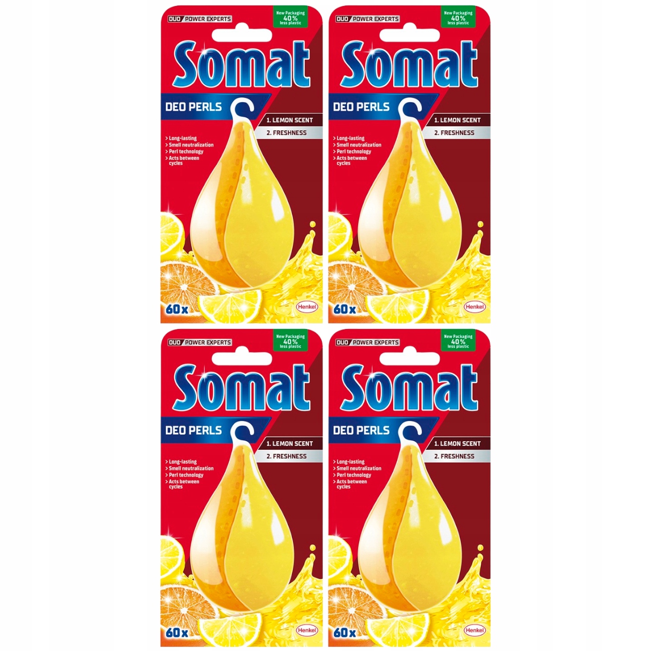 

Somat Deo Perls Odświeżacz do zmywarki Lemon 4szt