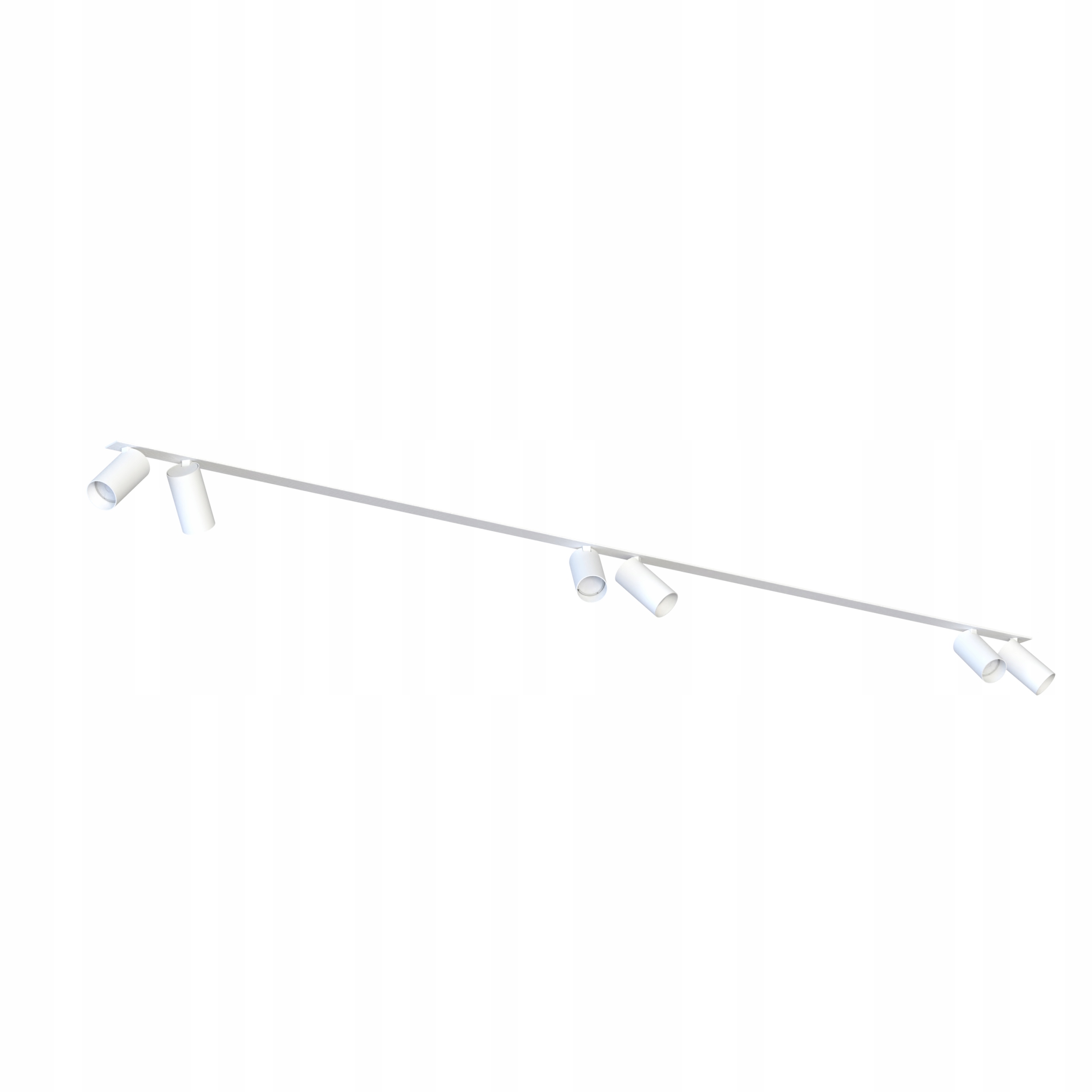 Stropný spot Nowodvorski Mono 6xGU10 Biela obývacia izba