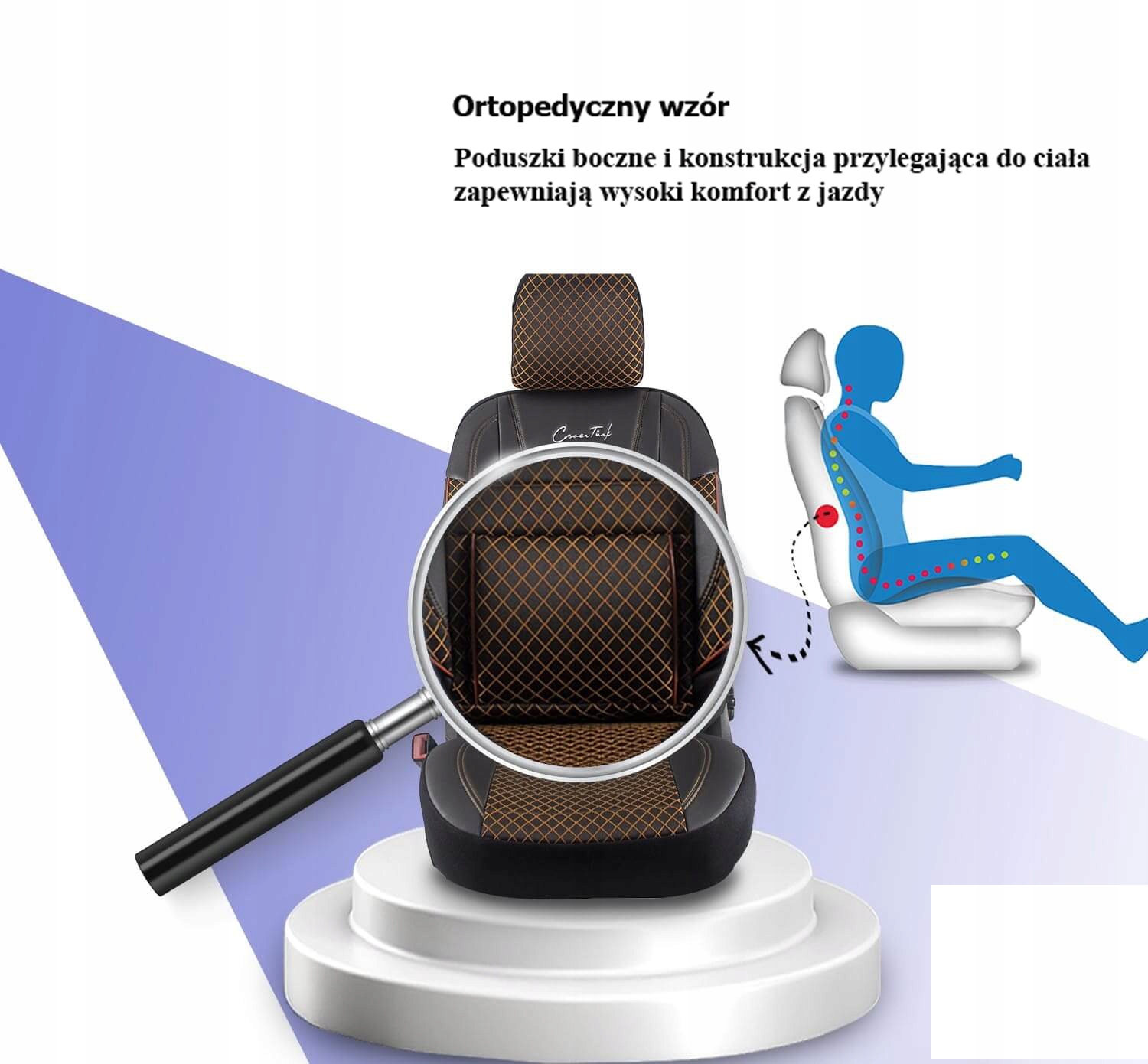 VW TOUAREG TIGUAN CADDY CC AMAROK POKROWCE NA FOTELE SAMOCHODOWE Typ pokrowiec