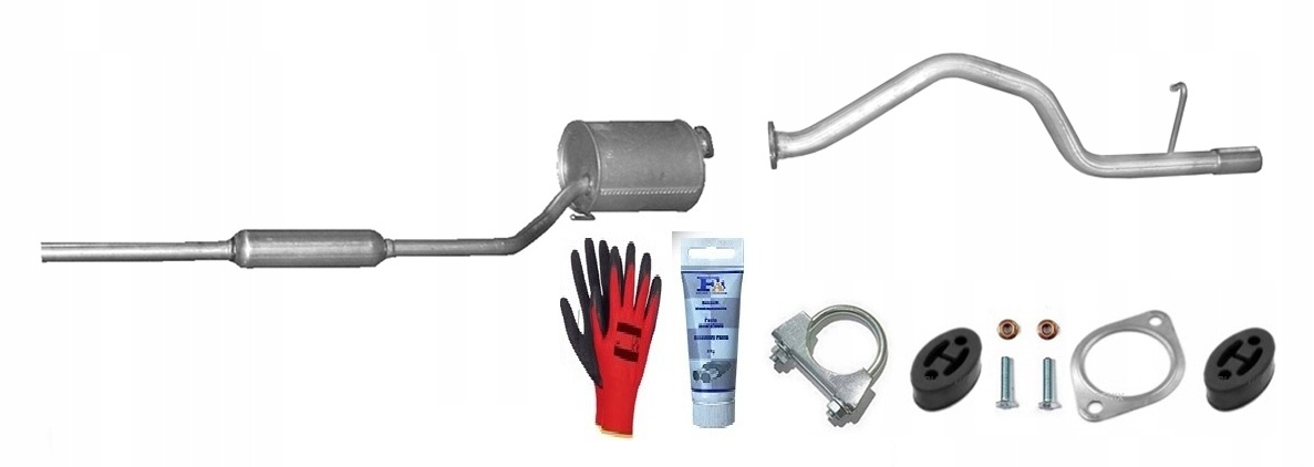 Daihatsu Domino 1.0 12V 41kW (1998-6/2000) Tlumič Trubka bonus