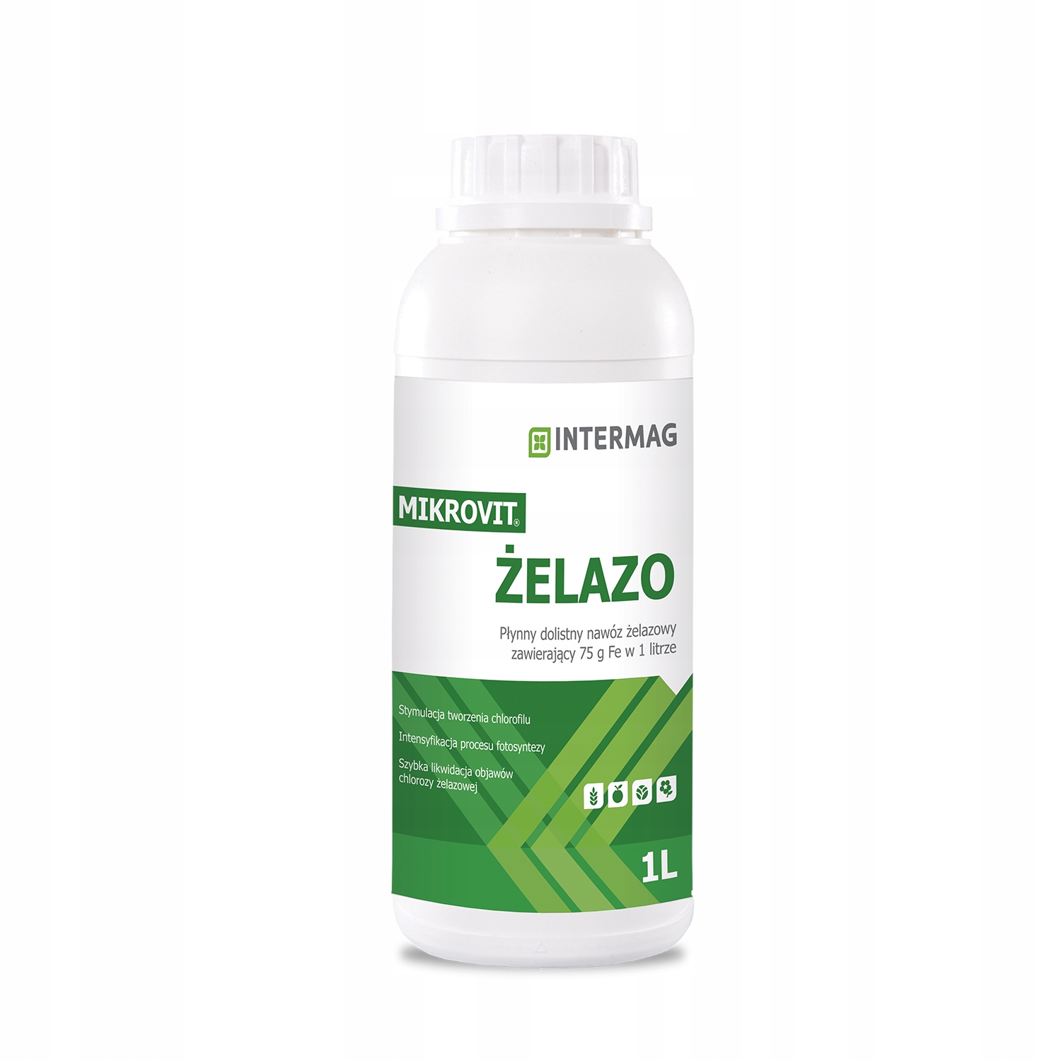 

Mikrovit Fe 75 Żelazo 1L Intermag Nawóz dolistny