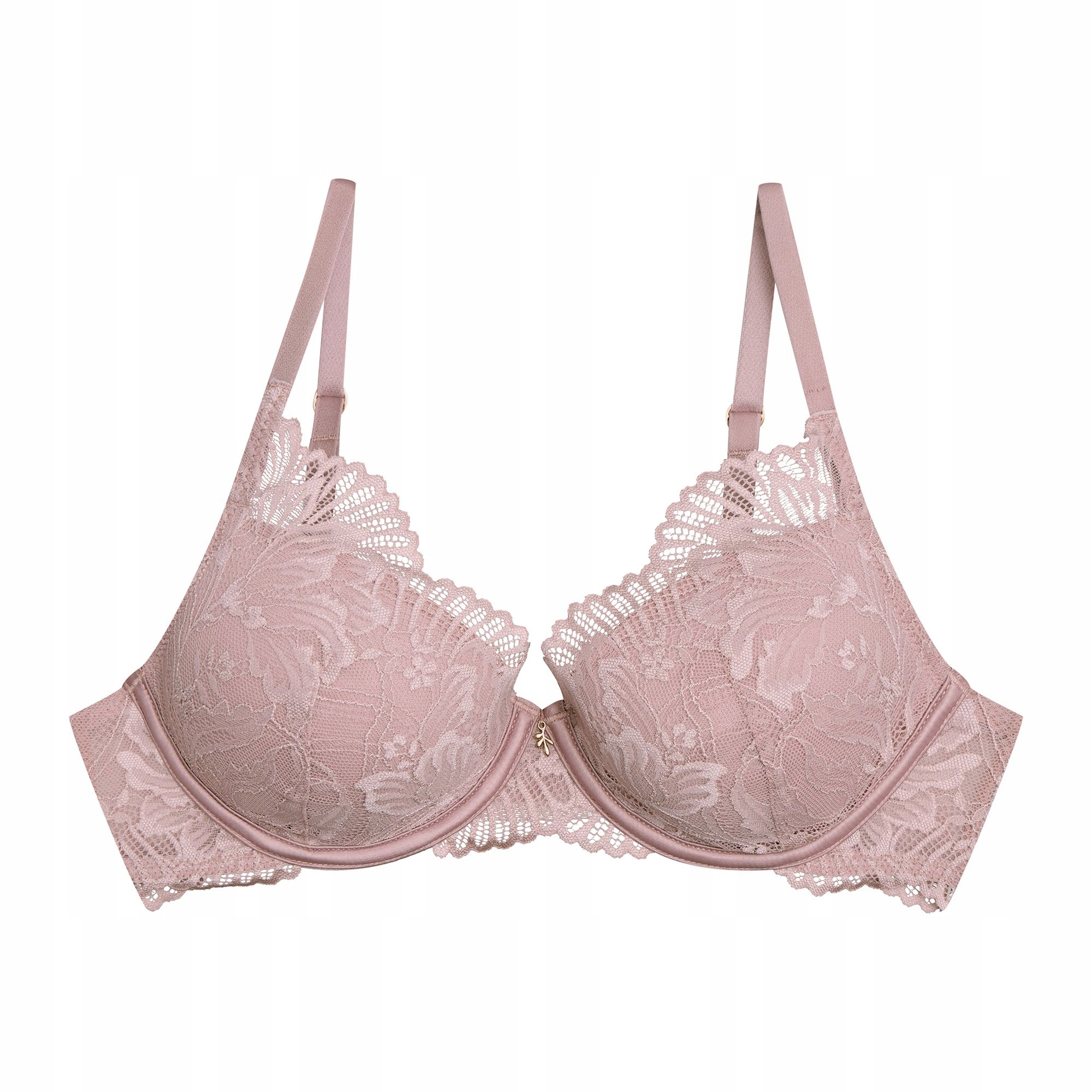 Biustonosz push-up Blueberry Esotiq brudny róż 80D