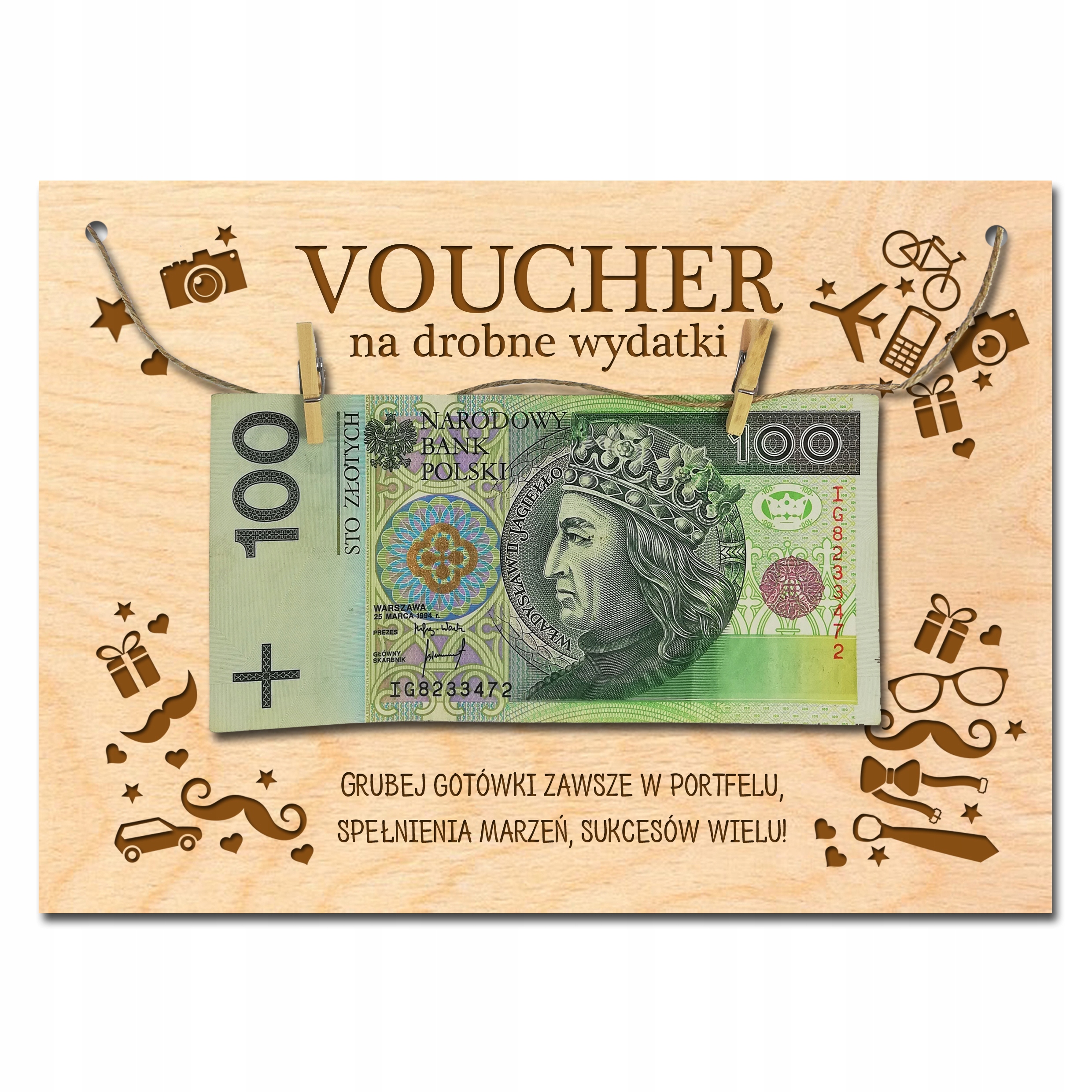 

Voucher Bon na Urodziny 18 30 40 50 60 70