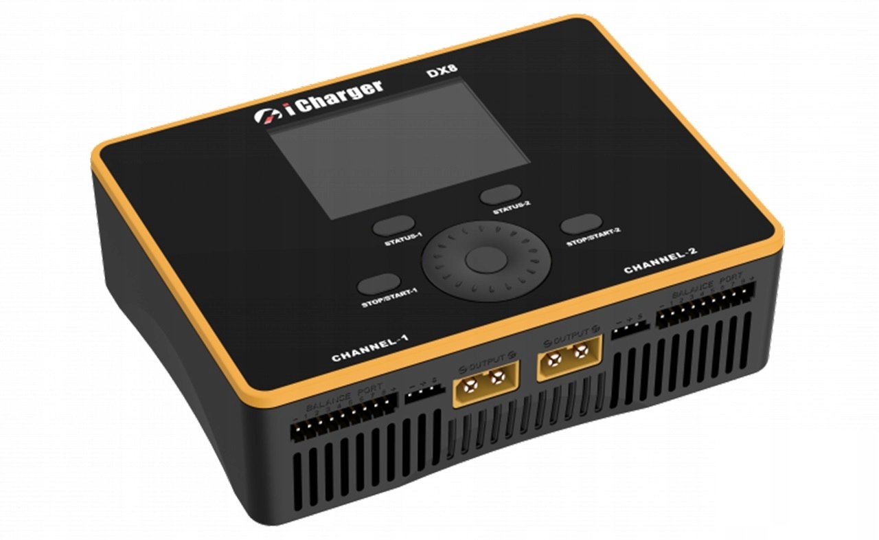 iCharger DX8 Dvoukanálová nabíječka 1600W 50A LiPo 2x8S