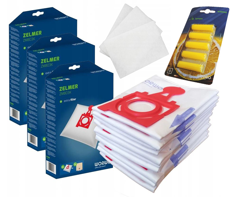 

12x Worki Do Odkurzacza Zelmer Jupiter Zvc+ Zapach