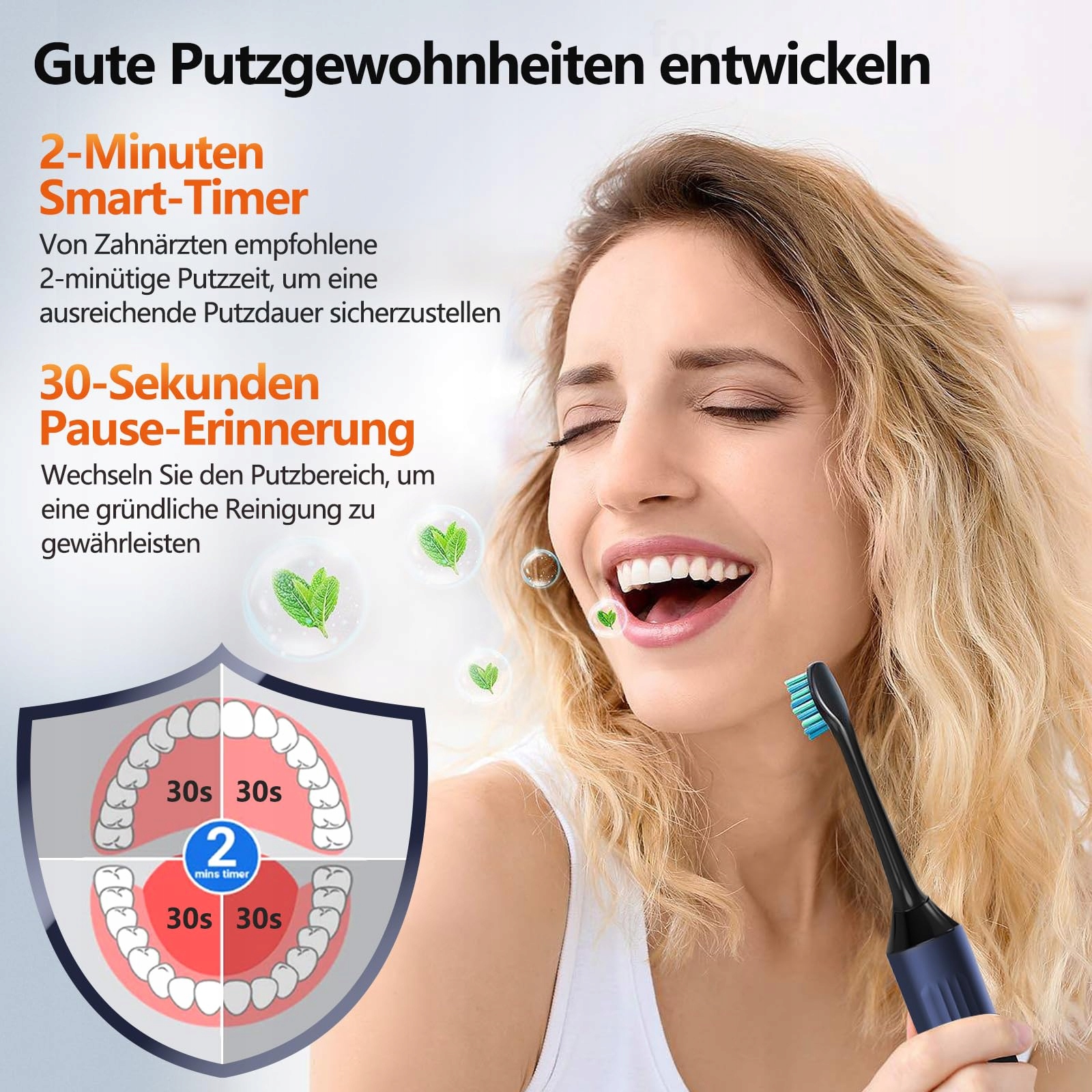 7MAGIC Szczoteczka Soniczna Elektryczna 3 Intensywności 5 Trybów — miniatura 6