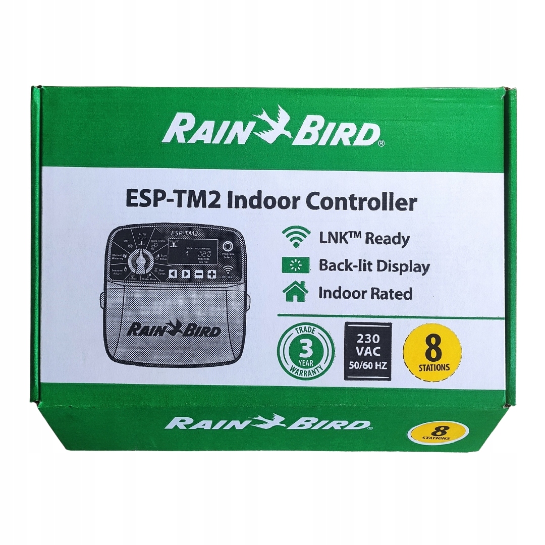 Ovládač Rain Bird ESP-TM2 pre 8 vnútorných sekcií