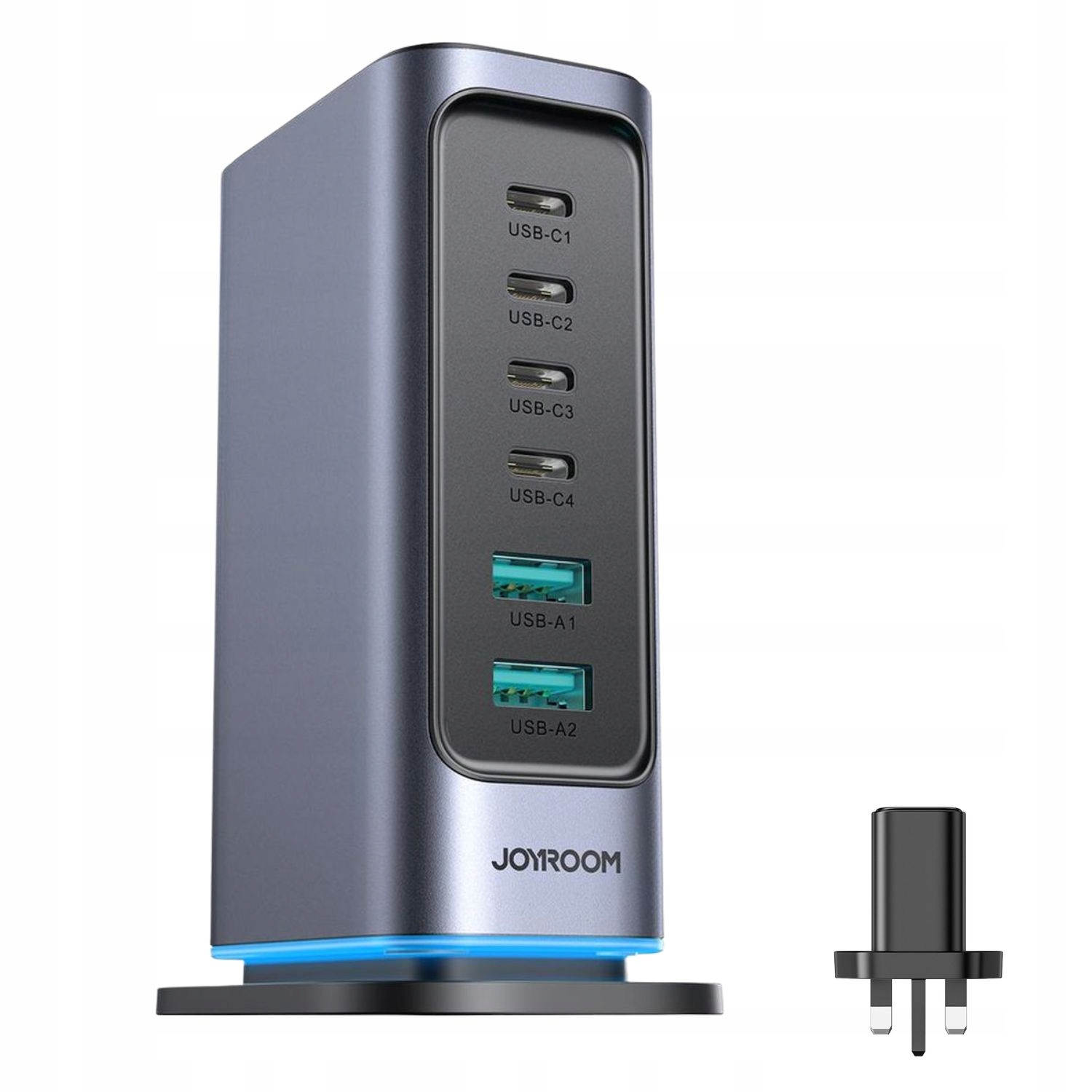 Rychlá Nabíječka Uk GaN 65W Nabíjecí Stanice 4xUSB C 2xUSB A Joyroom