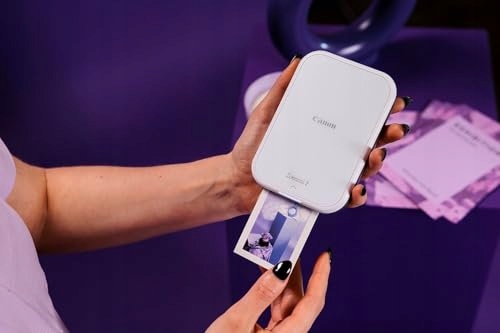 CANON Zoemini 2 Mobilna Drukarka Zdjęć Bluetooth Smartfon Tablet Biała — miniatura 8
