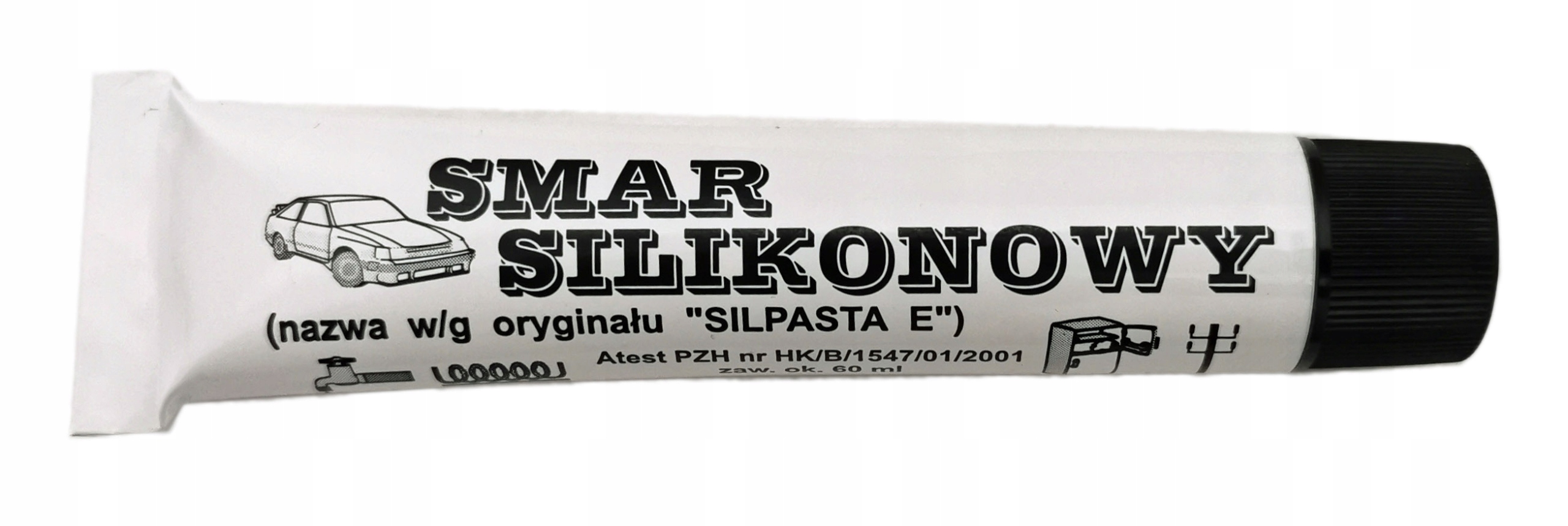 

Smar silikonowy w tubce 60ml atest Pzh