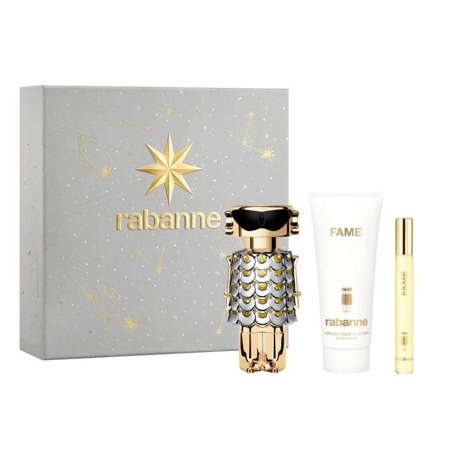 Rabanne Fame Edp 80 ml Sprej Tělový Balzám 100 ml Edp 10 ml Sprej
