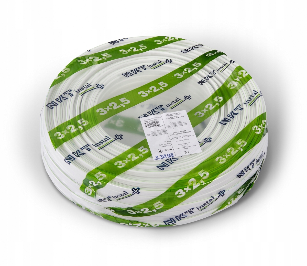 Przewód Płaski instalacyjny YDYp Nkt 3 x 2,5 -50m