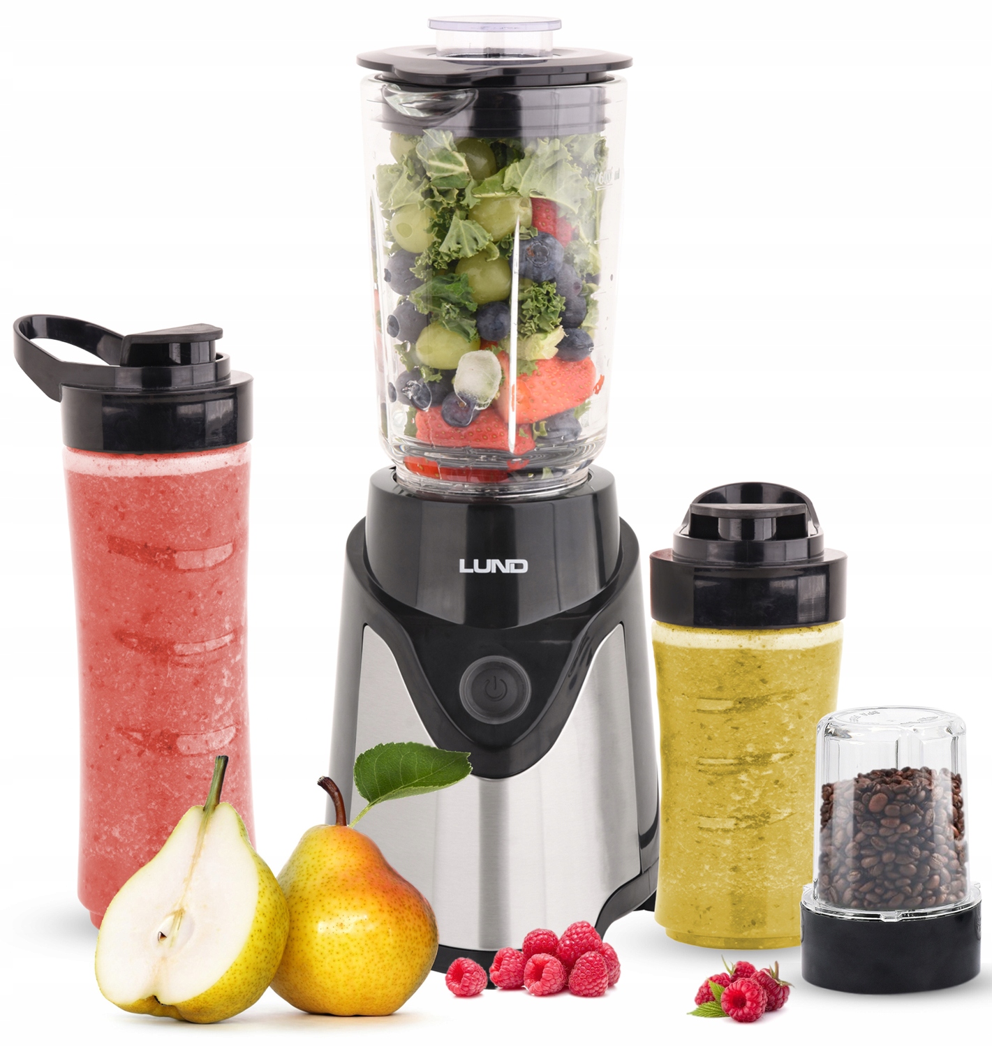 

Blender Kielichowy Szklany 2 Butelki Mikser 4w1