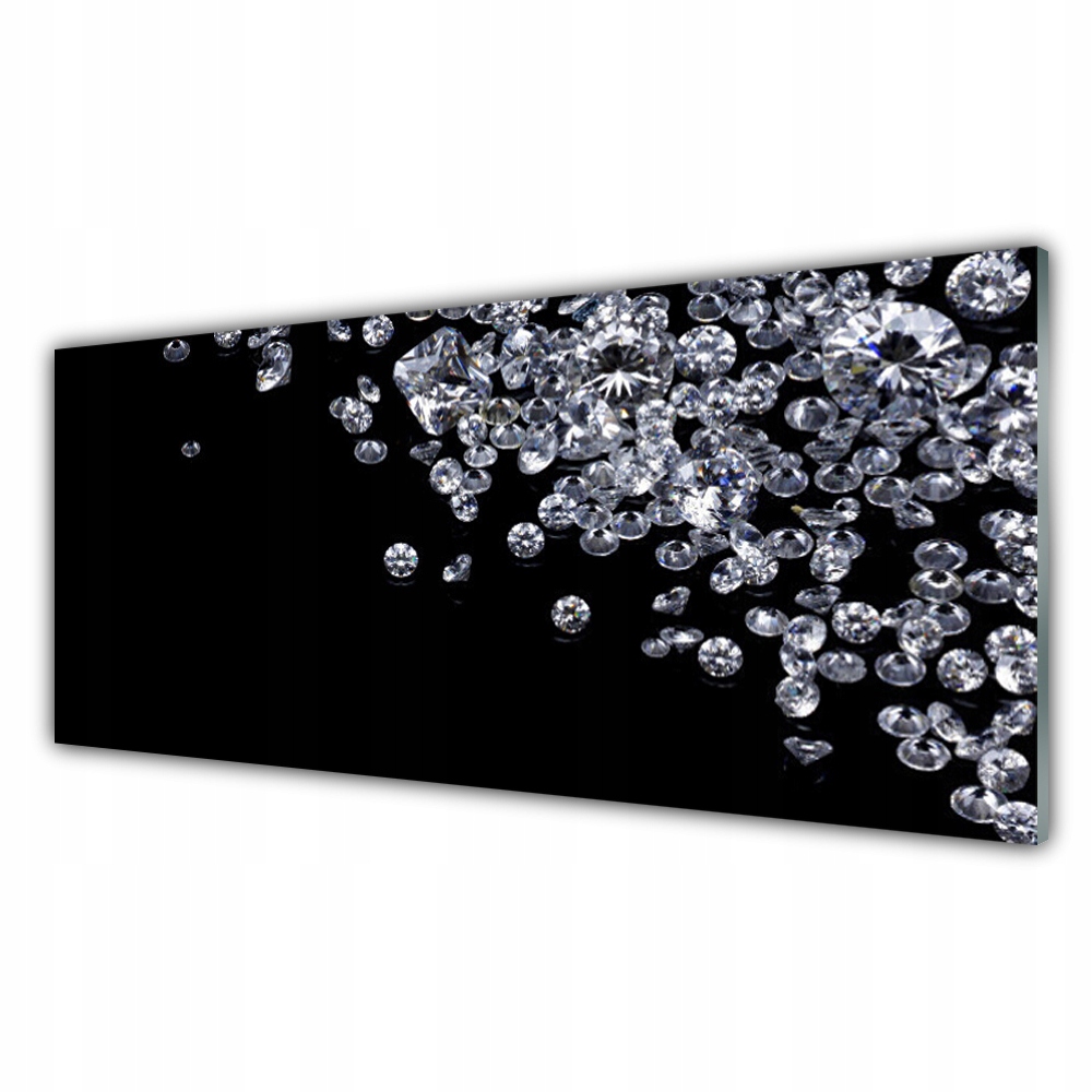 

Obraz z grafiką nowoczesny 125x50 Diamenty Sztuka
