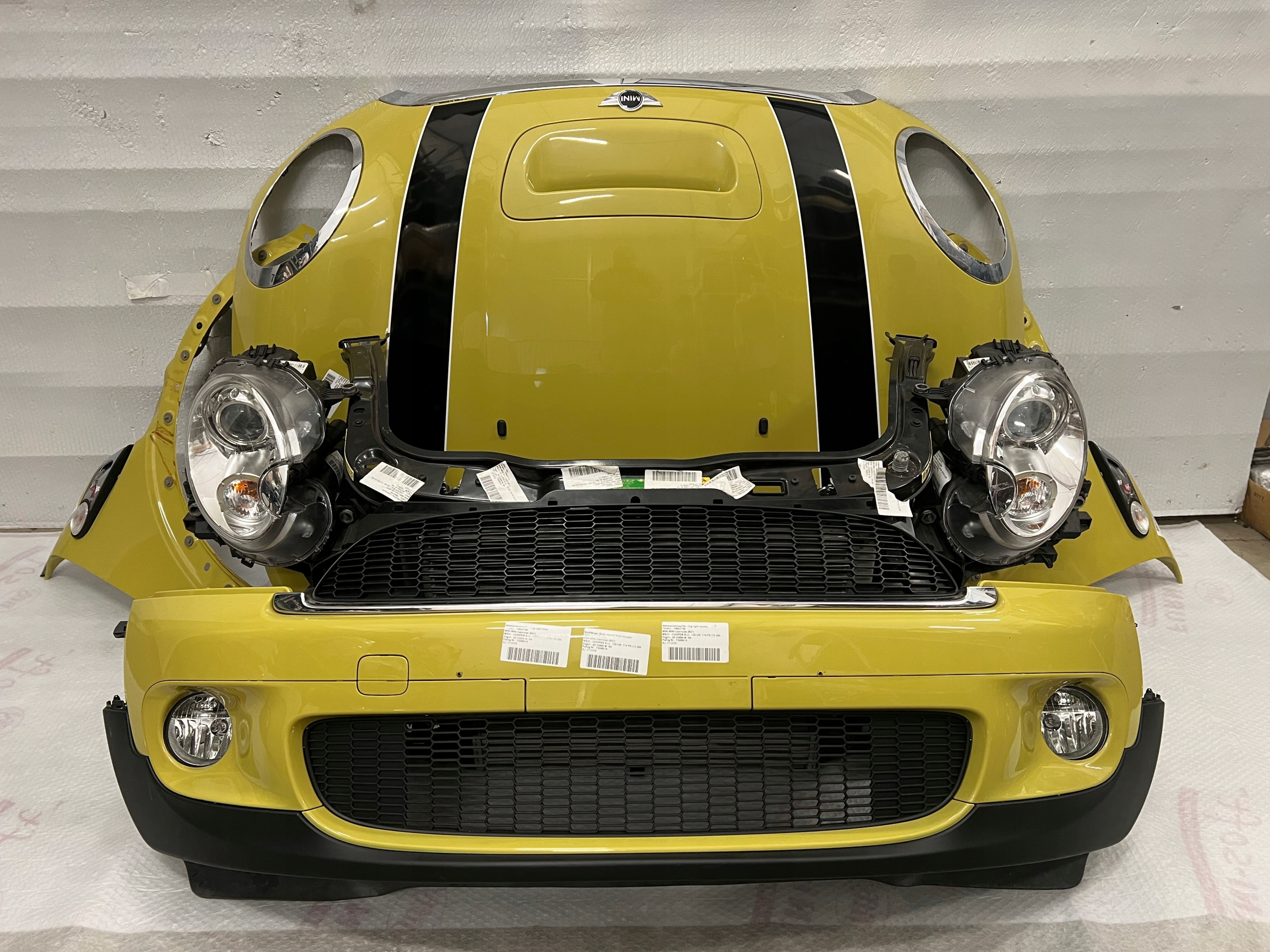 MASKA ZDERZAK PAS LAMPY XENON BŁOTNIK MINI COOPER S R55 R56 R57 R58 R59