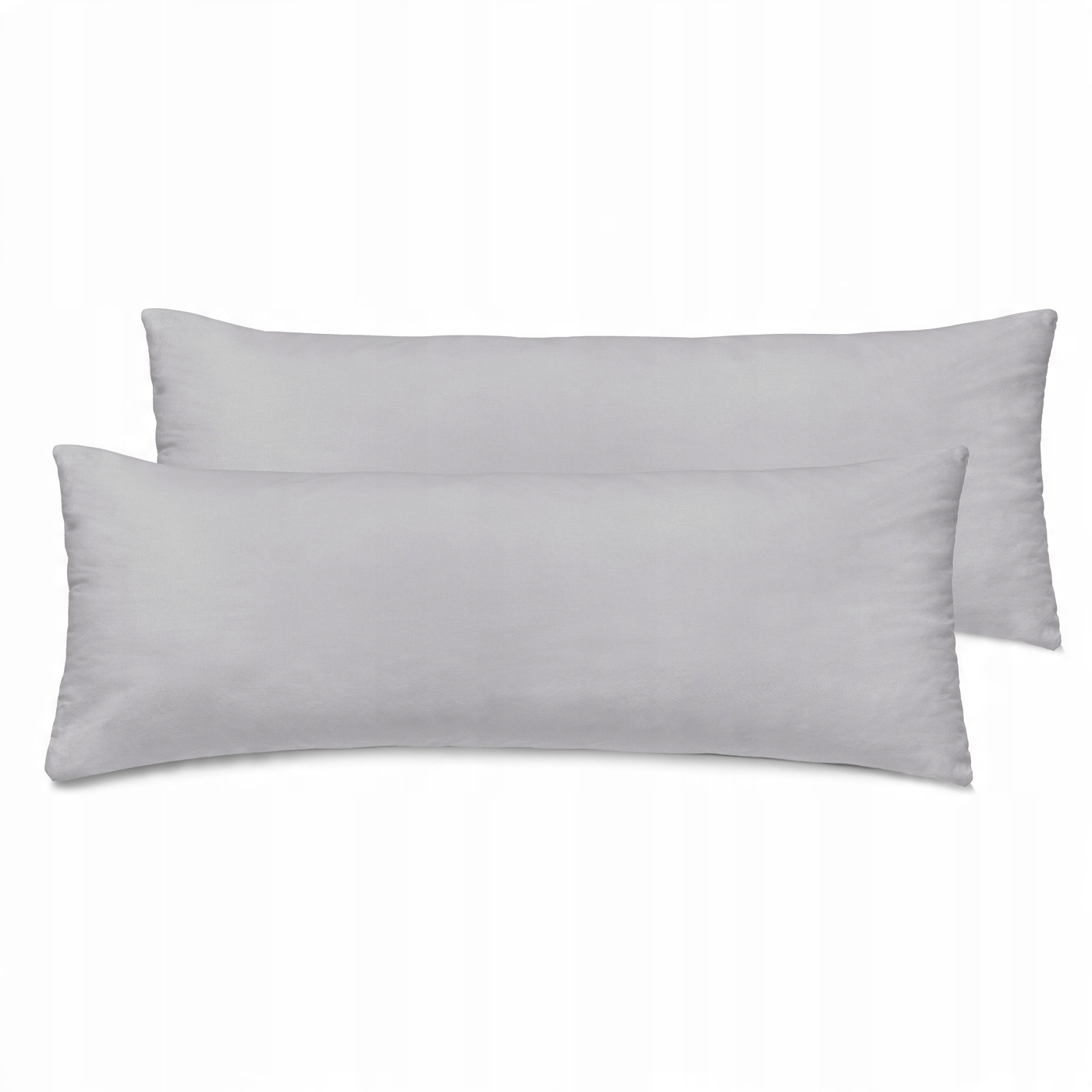 

Poszewka jednolita 2szt Szara z bawełny 40x145cm