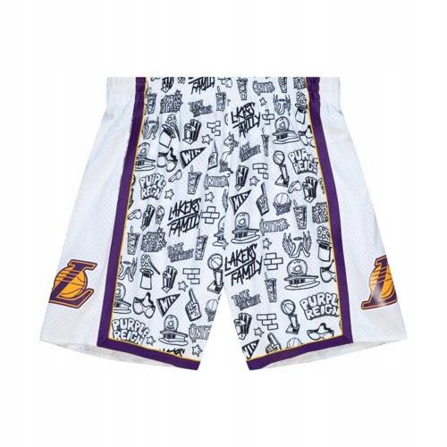 Spodenki Mitchell Ness Nba La Lakers Doodle