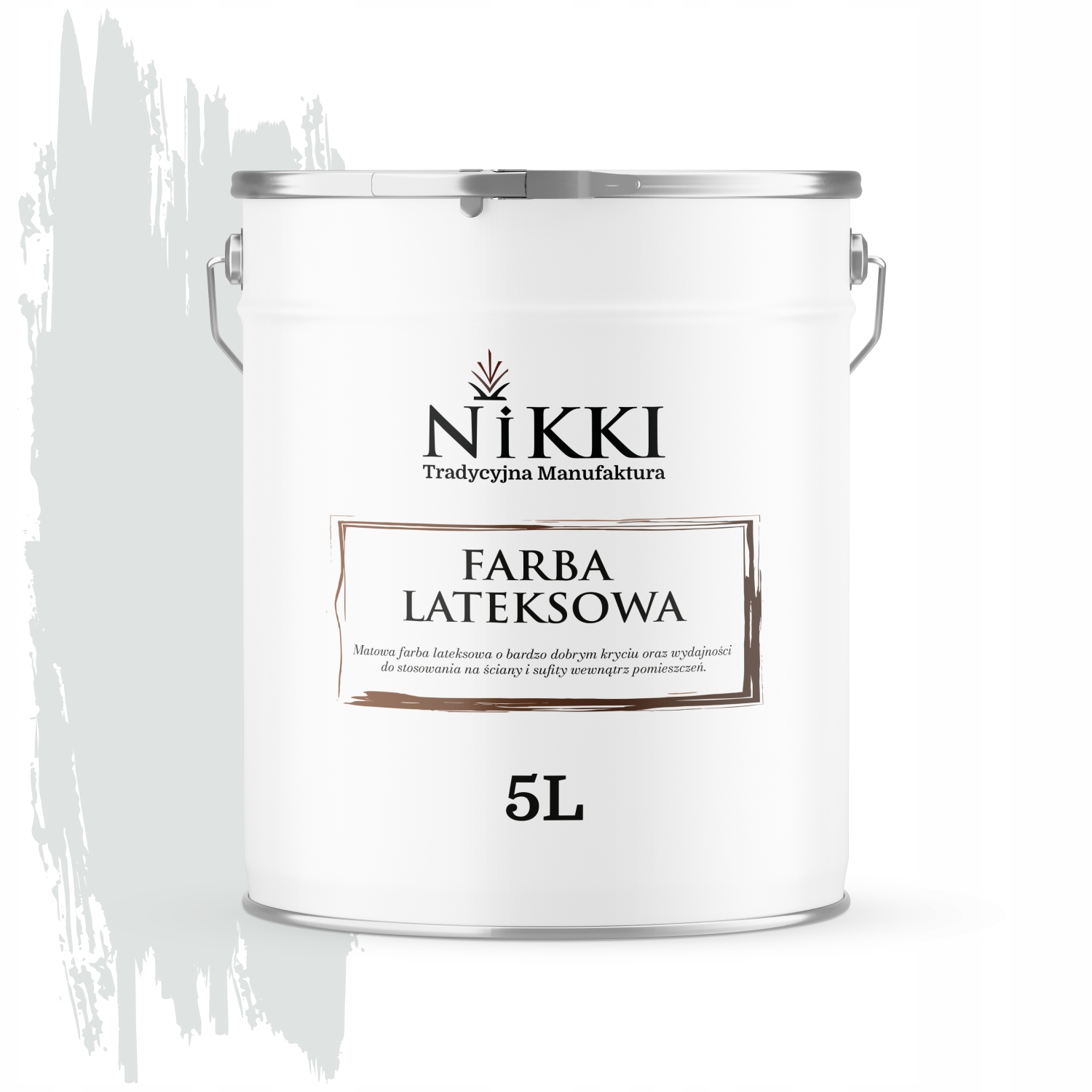 Barva Bílá Zlomená V Khaki H1675 5L Hluboká Matná Na Zeď