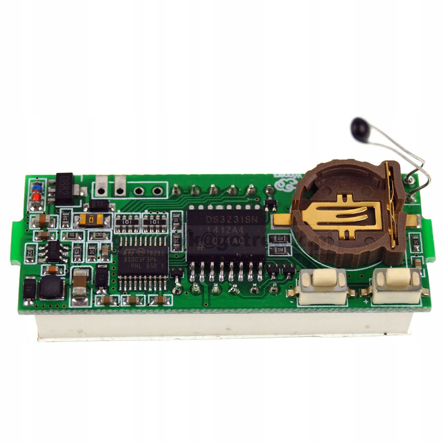 

3w1 woltomierz zegarek termometr Led niebieski