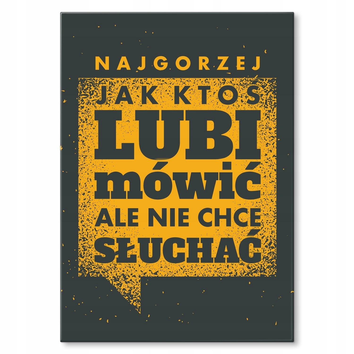 Kovový plakát Rád říká Dárek 22 x 31 cm