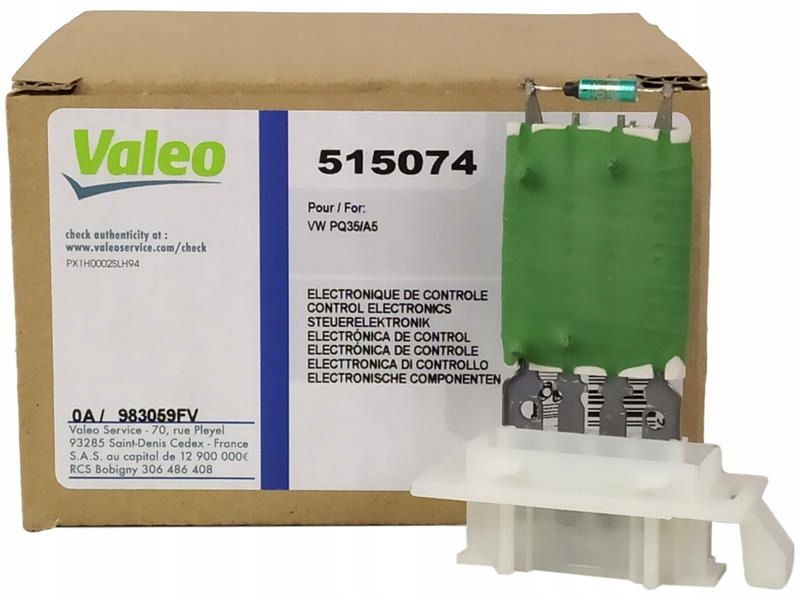 VALEO REZYSTOR DMUCHAWY SEAT LEON II TOLEDO III Producent części Valeo