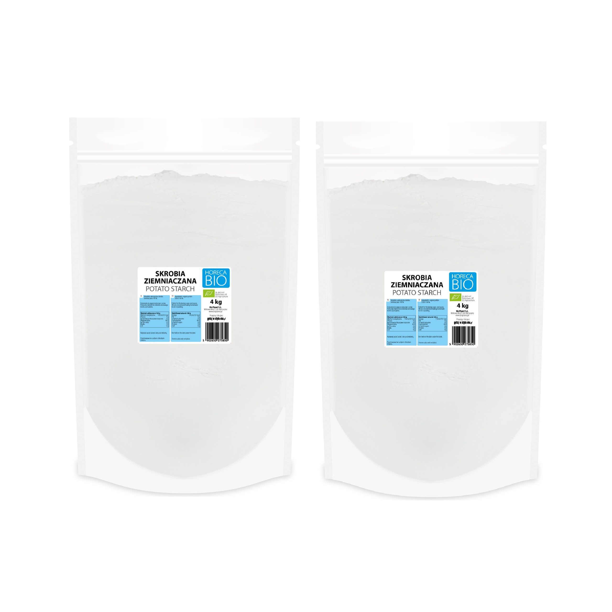 2x Skrobia Ziemniaczana Bio 4 kg Horeca Bio Planet