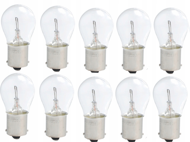 

Żarówka P21 12V 21W BA15S Żarówki Białe 10 szt.