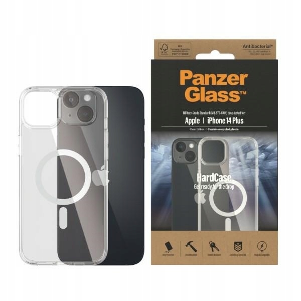 PanzerGlass HardCase iPhone 14 Plus 15 Plus 6,7" MagSafe Antibakteriální Mi