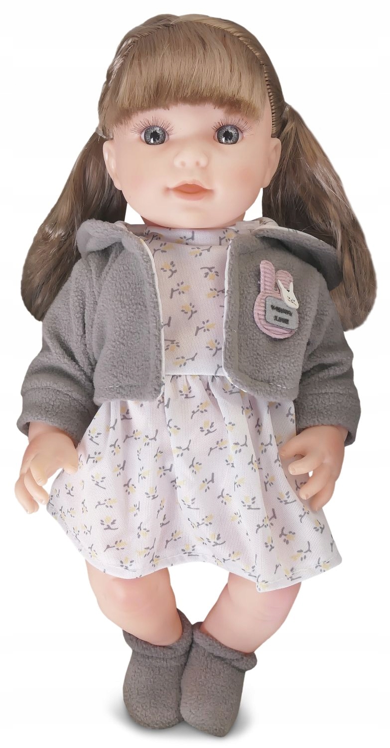 MODNA LALKA W SUKIENCE BOBAS 38cm Artyk Wiek dziecka 3 lata +