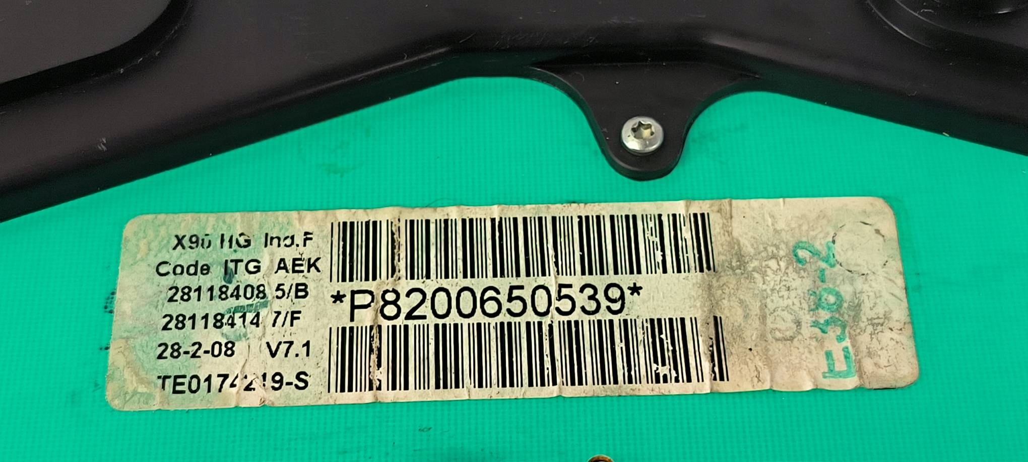 dials clock 8200650539 DACIA LOGAN