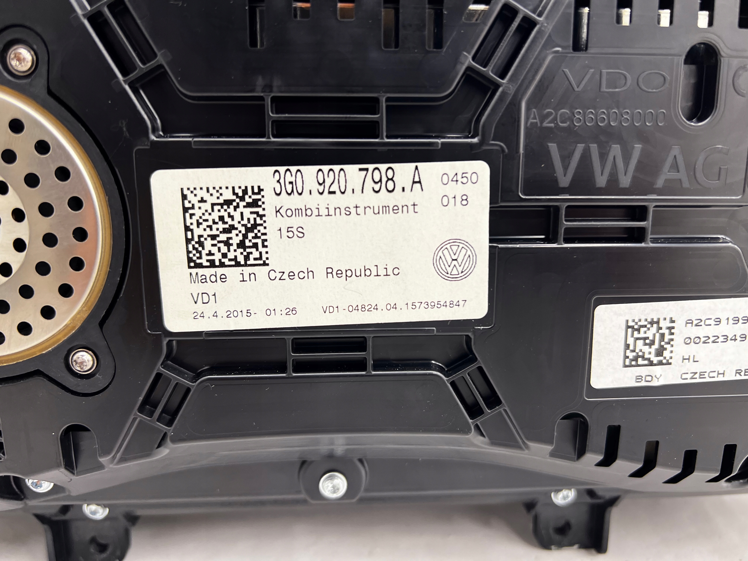 dials dials VIRTUAL VW PASSAT B8 (14-19) 3G0920798A 2.0 TDI EUROPA