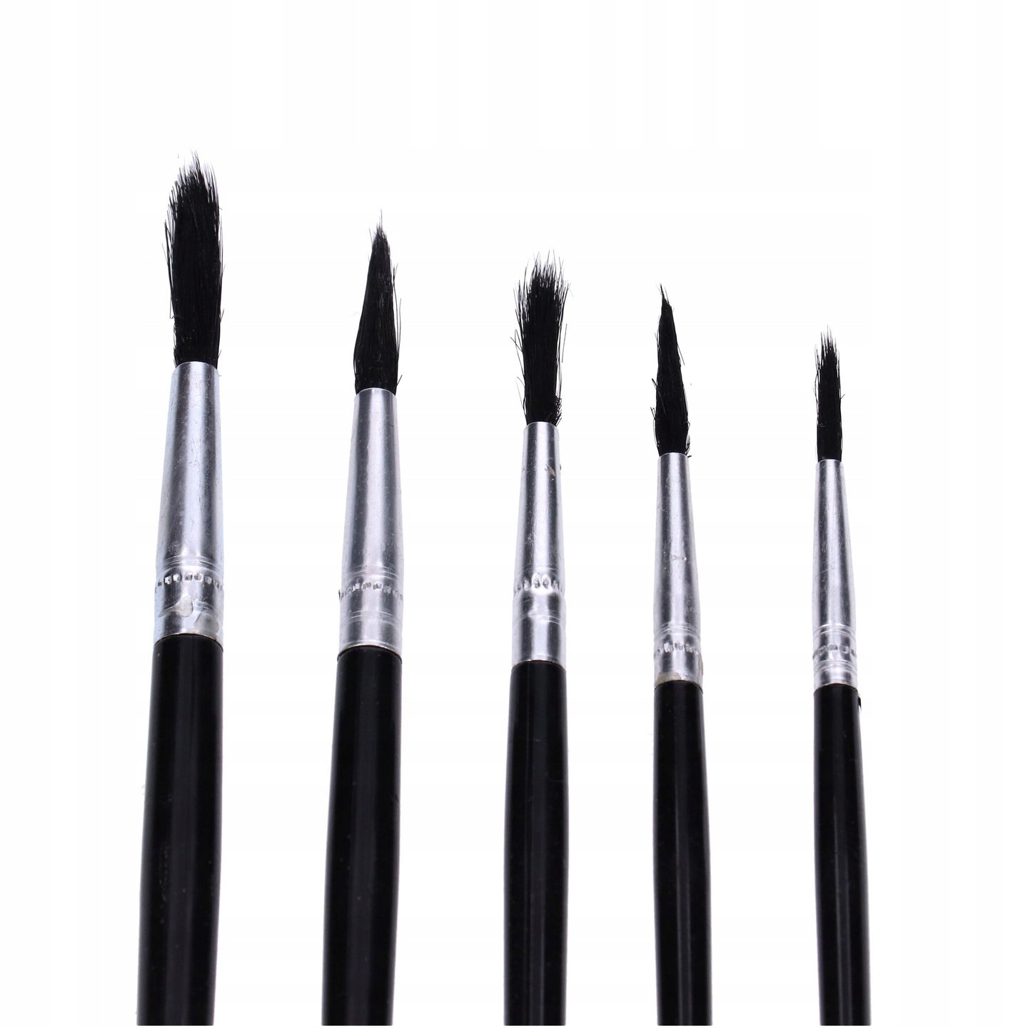 Pędzelki Zaprawkowe Zestaw 5 sztuk Lakiernicze