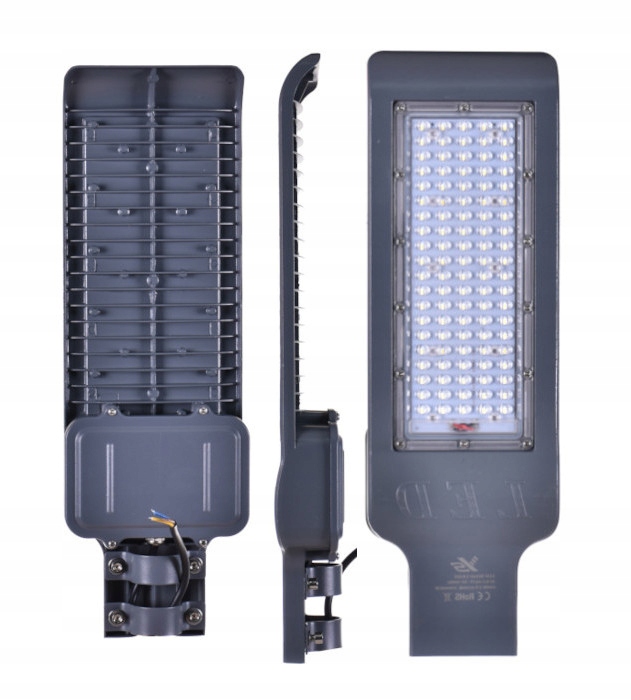 Kovová Led Hermetická Lampa IP67 Průmyslová Pouliční Lampa 50W 5000lm