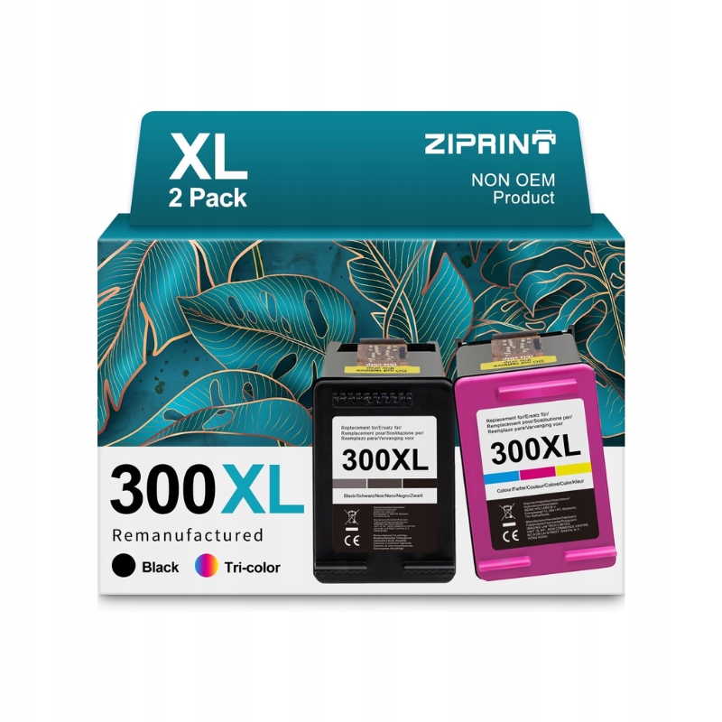 Tusz Ziprint 300XL czarny i kolor zamiennik zestaw Hp Deskjet Photosmart