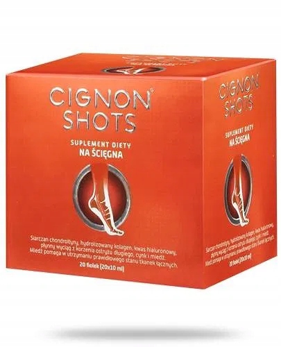Cignon Shots na ścięgna 20 fiolek x 10ml (7640153061201) • Cena, Opinie ...