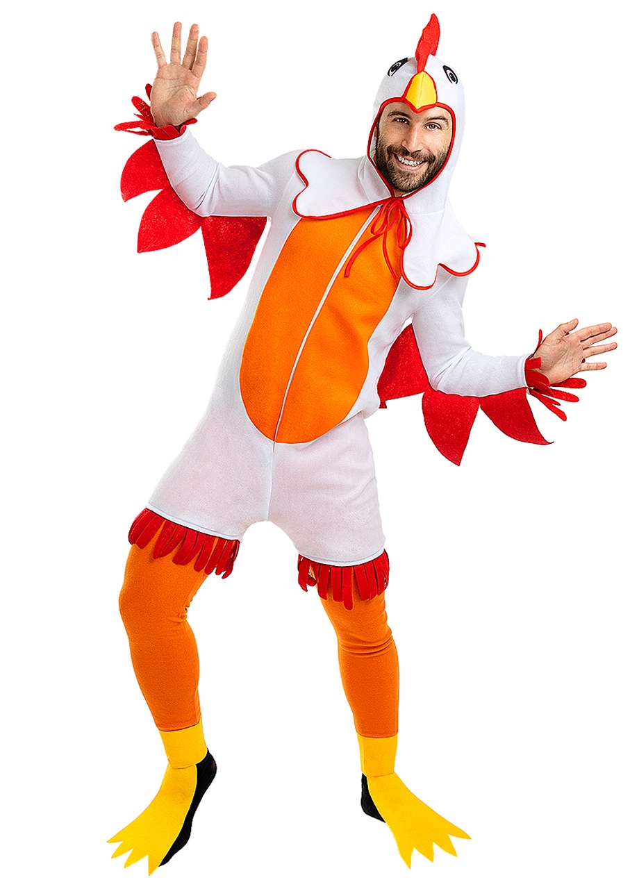Kostým Kury Kostým Kura Převlek pro dospělé Karneval M/L