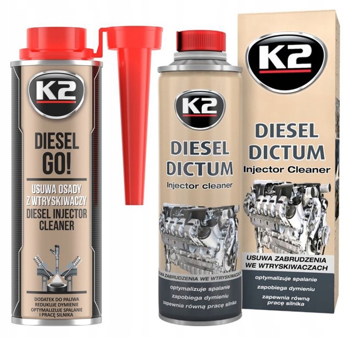 

K2 Diesel Dictrum + Go Do Czyszczenia Wtryskiwaczy