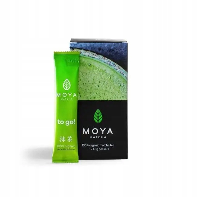 Moya Matcha Tradycyjna To Go! Herbata Organiczna 24 x 1,5g