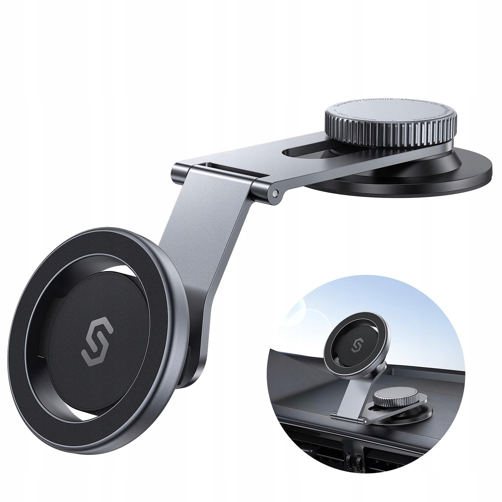 SYNCWIRE Uchwyt Samochodowy MagSafe Magnetyczny Do iPhone 15 Pro i Innych — miniatura 2