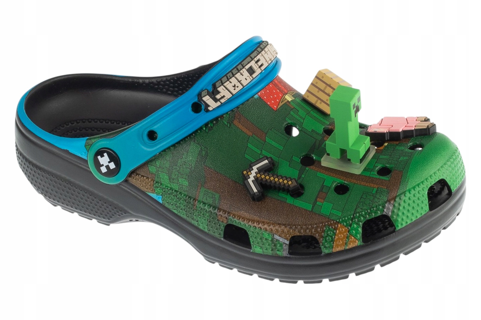Crocs Classic Minecraft Clog [41/42] Nazouváky Unisex Zelená