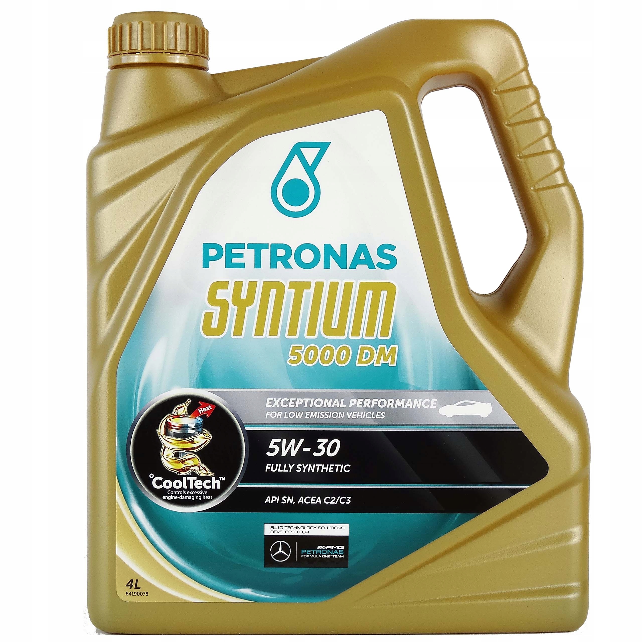 

Olej silnikowy Petronas Syntium 5000 DM 5W-30 4L