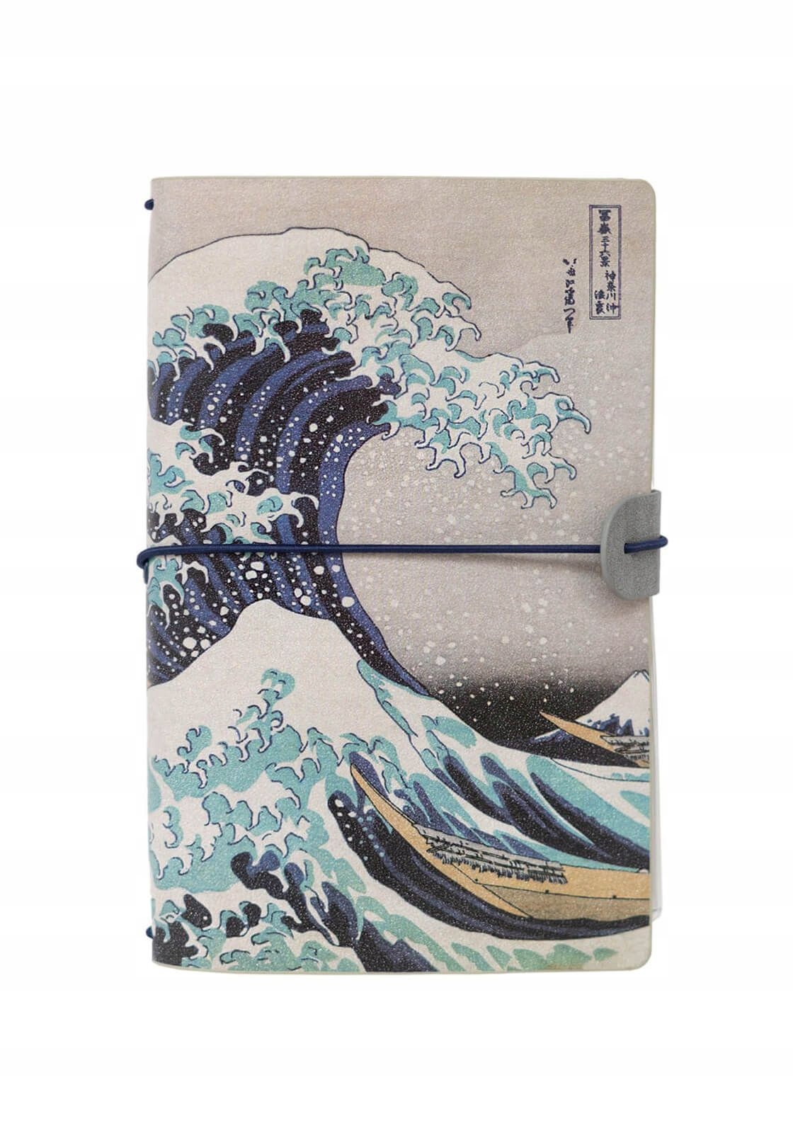 

Notes A6 Hokusai Great Wave skórzany 144k w linie