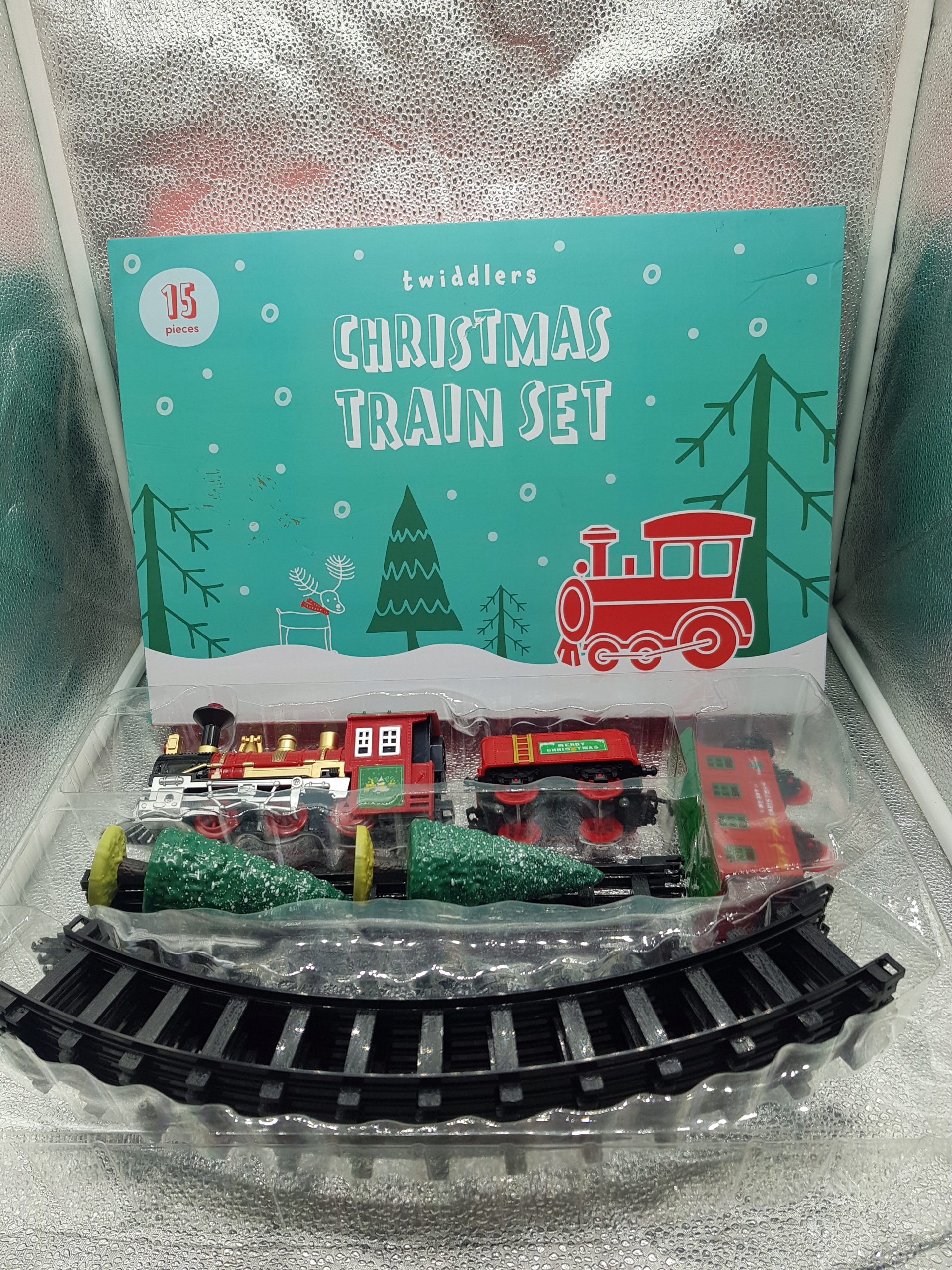 KOLEJKA ELEKTRYCZNA ZESTAW ŚWIĄTECZNY Marka inna