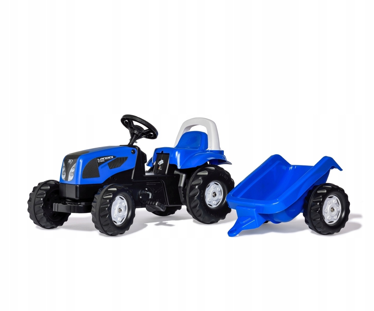 Rolly Toys 011841 Traktor na Pedały Rolly Kid Landini z Przyczepą