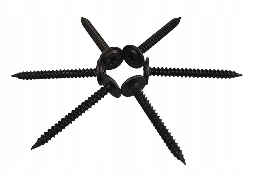 WKRĘTY SAMOGWINTUJĄCE CZARNE WPF 4,2x13mm 1000szt Średnica 4.2 mm