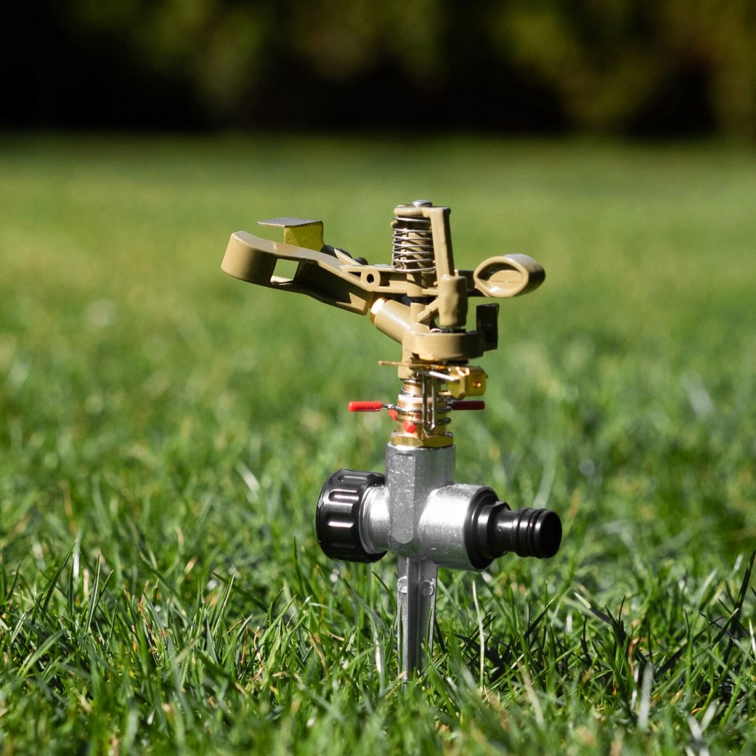 ZRASZACZ OGRODOWY PULSACYJNY METALOWY WBIJANY 360 Marka Ramp