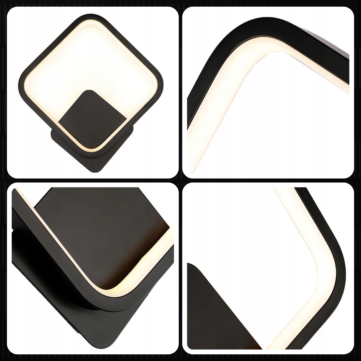 KLINKIET ŚCIENNY LAMPA LED PLAFON 14W NOWOCZESNA ŁAZIENKOWA 3 BARWY SUFITOW Średnica/szerokość klosza 19.5 cm