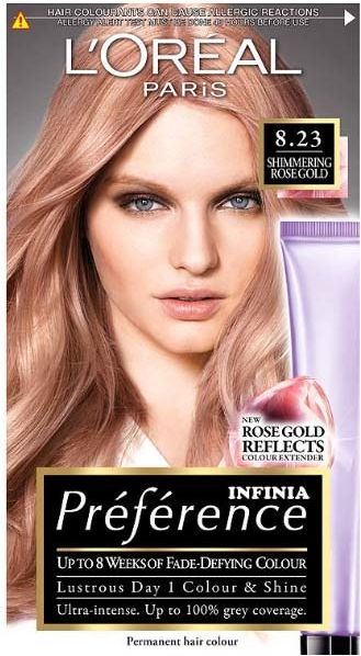 L Oreal Paris Preference Preference Barvie 8.23 ??Shimmering Rose