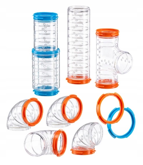Ferplast Kit Tube Line Curve Zestaw Tuneli I Kolanek do Systemu Tube Line